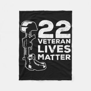Stolz 22 Veteran lebt Selbstmordbewusstsein Fleecedecke