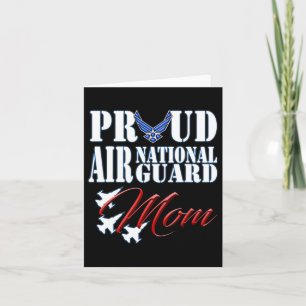 Stolz Air National Guard Mama Shirt Air Force Moth Karte