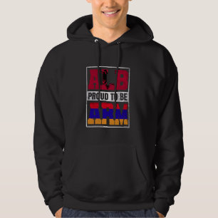 Stolz Albanien-Armenien-Mix Albanien und Armenien  Hoodie