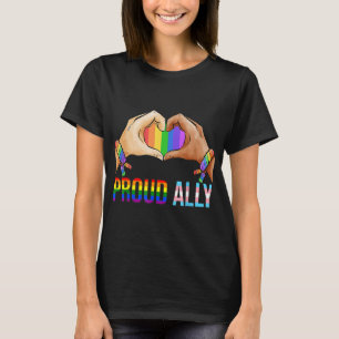 Stolz Albert Pride LGBT Transgender Flag Herz Gay T-Shirt