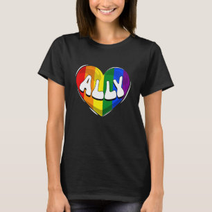 Stolz Albert Pride LGBT Transgender Flag Herz Gay T-Shirt