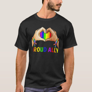 Stolz Albert Pride Lgbt Transgender Flag Herz Gay T-Shirt