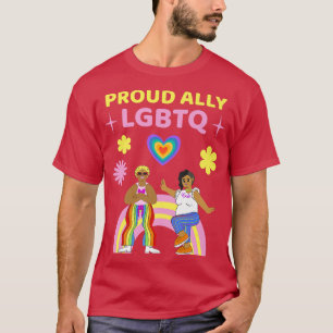 Stolz Ally LGBTQ Gay Community Prix Lesbian Bise T-Shirt