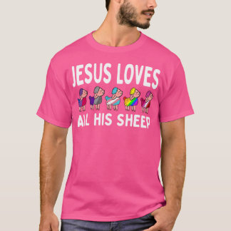 Stolz Ally Lgbtq Stolz Jesus Lieben alle seine Sch T-Shirt