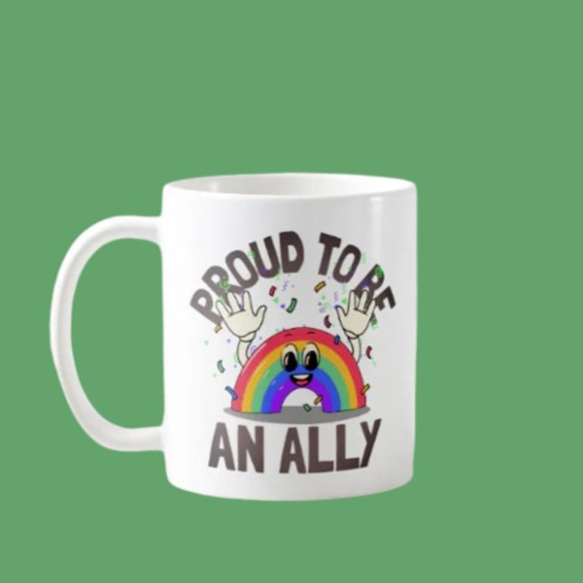 Stolz als alleinige Rainbow-Feier Kaffeetasse (Von Creator hochgeladen)