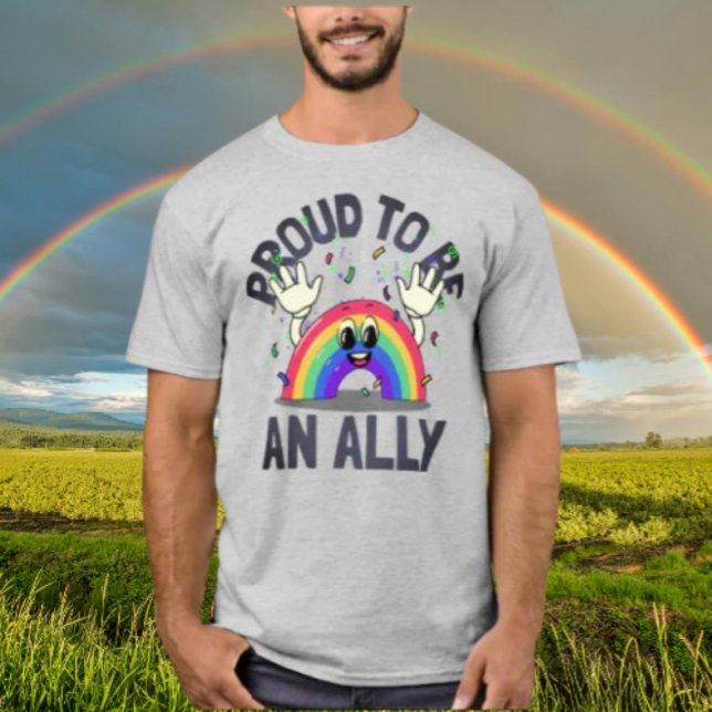 Stolz als alleiniger Regenbogen T-Shirt (Von Creator hochgeladen)