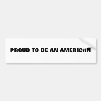 Stolz als Amerikaner Autoaufkleber