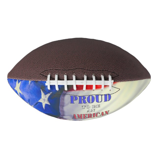 Stolz als Amerikaner Football (Vorderseite)