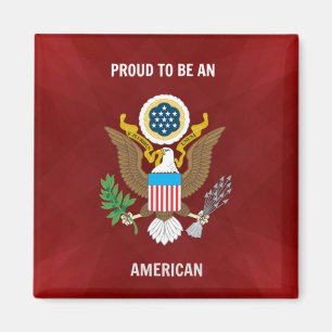 Stolz als Amerikaner Magnet