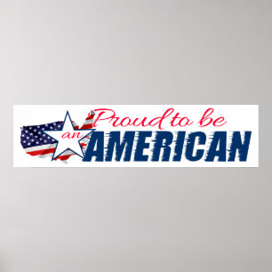 Stolz als Amerikaner Poster