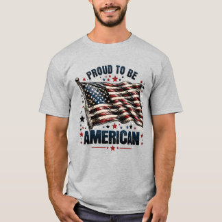 Stolz als Amerikaner T-Shirt