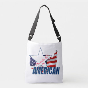 Stolz als Amerikaner Tragetaschen Mit Langen Trägern