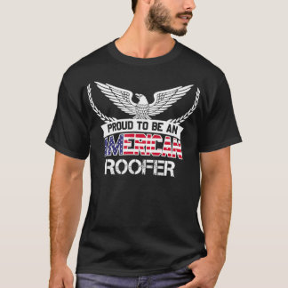 Stolz als amerikanischer Roofer T-Shirt
