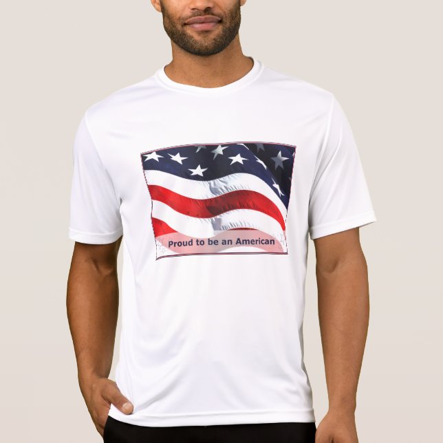 Stolz als amerikanischer T - Shirt (Vorderseite)