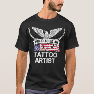 Stolz als amerikanischer Tattoo-Künstler  T-Shirt