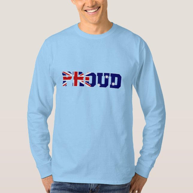 Stolz als australisch T-Shirt (Vorderseite)