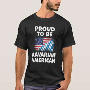 Stolz als bayerischer Amerikaner USA Heritage Deut T-Shirt