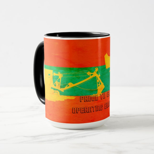 Stolz als Betriebsingenieur - COLORFUL TASSE (Vorderseite Links)