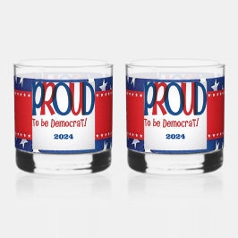 Stolz als Demokrat Whiskyglas