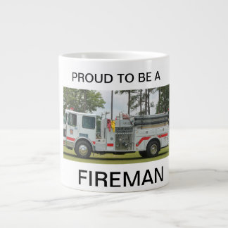 Stolz als Fireman-Tasse Jumbo-Tasse