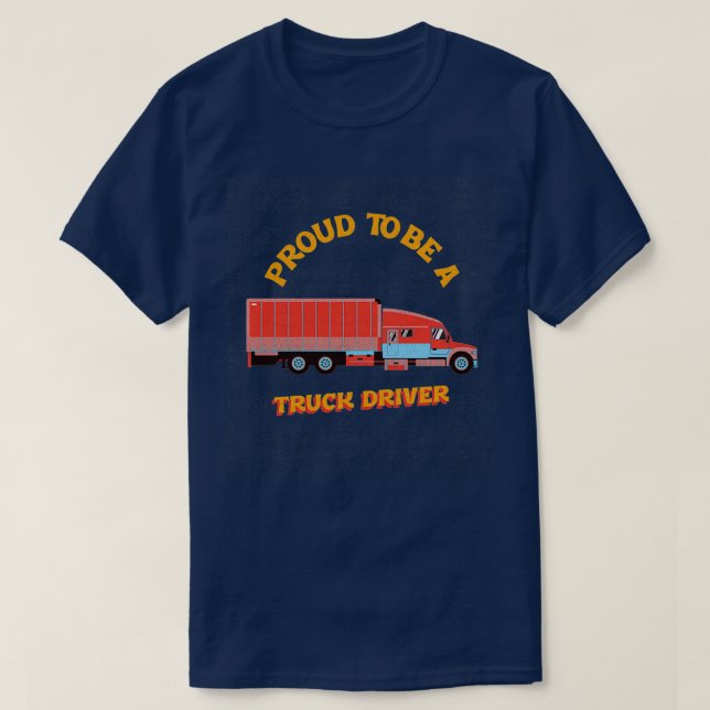 Stolz als Lkw-Fahrer 1 T-Shirt (Design vorne)