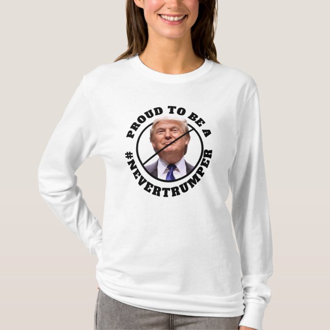 Stolz als nie Trumper Anti Donald Trump T-Shirt (Vorderseite)