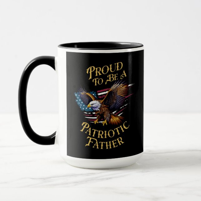 Stolz als Patriotischer Vater Tasse (Links)