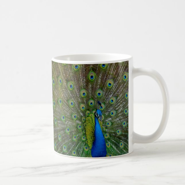 stolz als Pfau Tasse (Rechts)