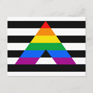 Stolz als Straight Ally Postkarte