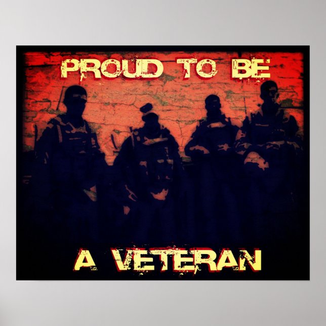 Stolz als Veteran Poster (Vorne)
