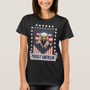 Stolz American Bald Eagle Denim Jacket T-Shirt