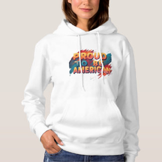 Stolz, Amerikaner zu sein Hoodie