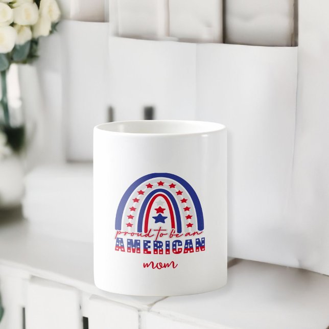 Stolz, Amerikaner zu sein Kaffeetasse (Proud to be an american coffee mug)