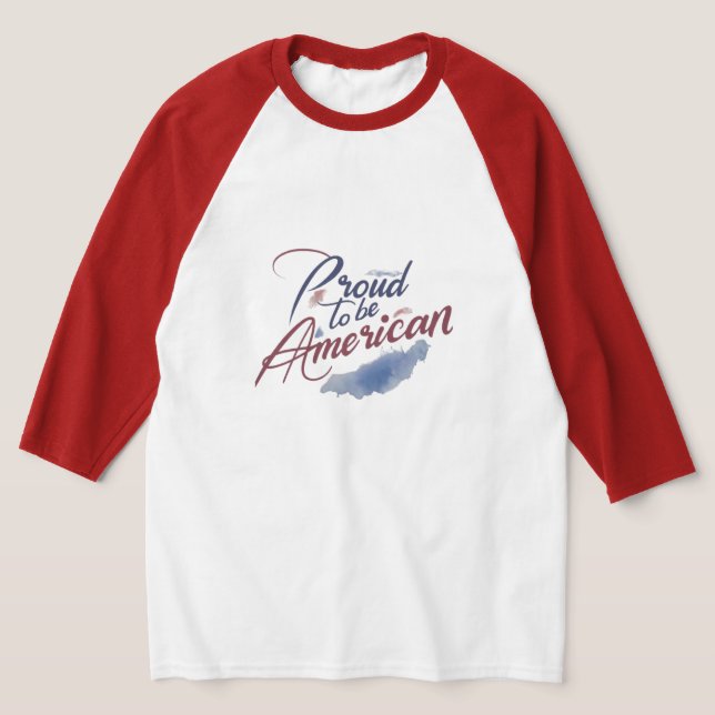 Stolz, Amerikaner zu sein. T-Shirt (Ablage )