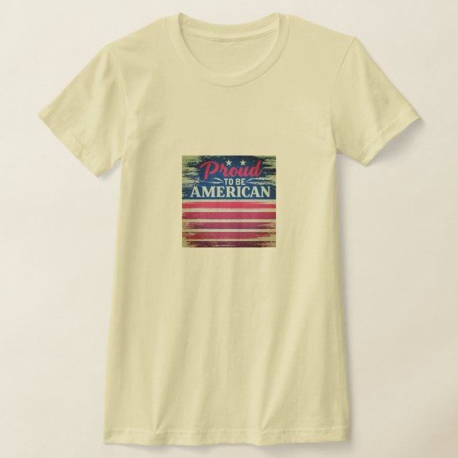 Stolz, Amerikaner zu sein T-Shirt (Ablage )