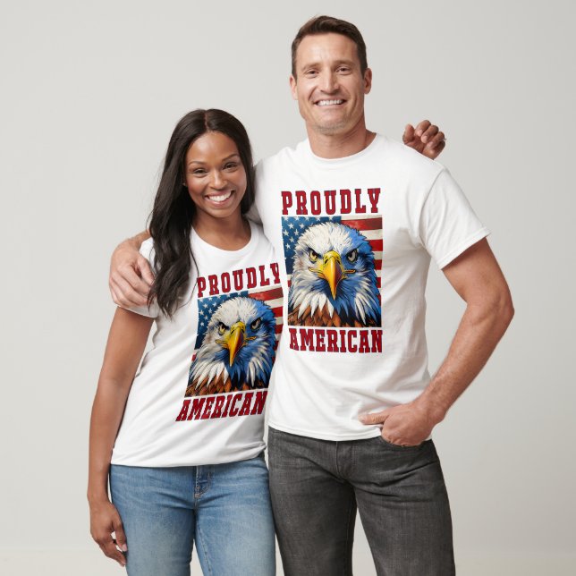 Stolz amerikanischer T - Shirt (Unisex)