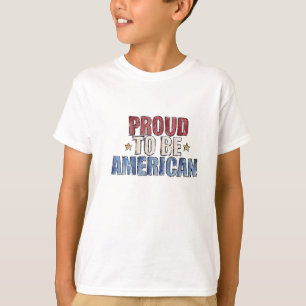 Stolz, amerikanisches T-Shirt zu sein