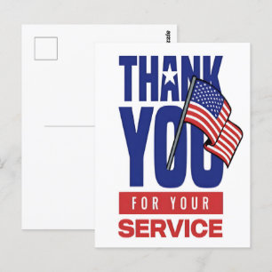 Stolz, Amerikas Veteranen zu ehren Postkarte