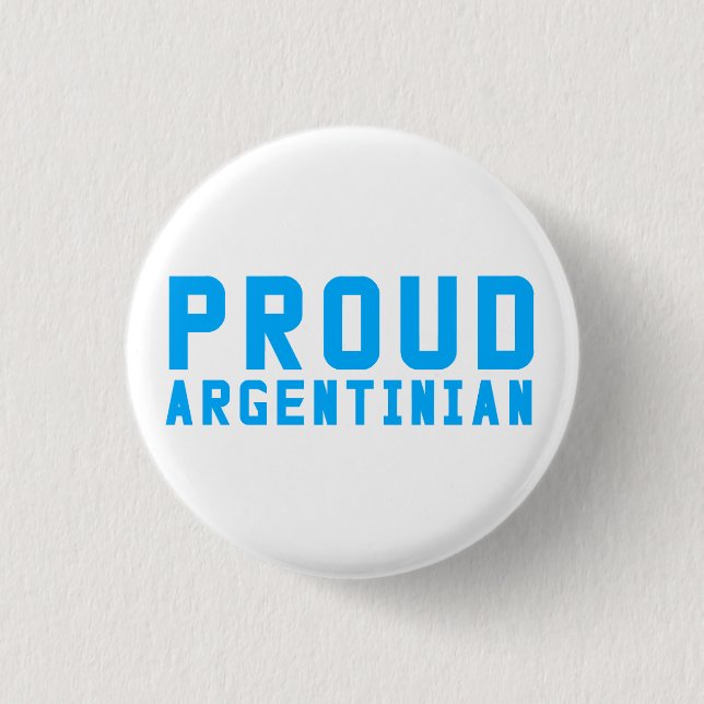 stolz Argentinier Button (Vorderseite)