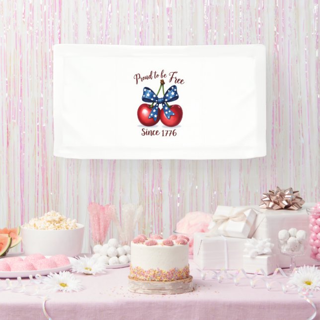 Stolz auf 1776 kostenloses Banner (Party)