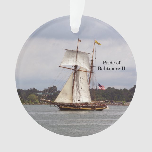 Stolz auf Baltimore II Acrylschmuck Ornament (Vorderseite)