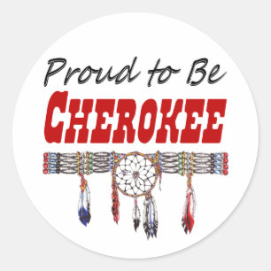 Stolz auf Cherokee Window Decal oder Sticker