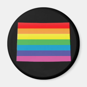 Stolz auf Colorado. gestreift. Magnet