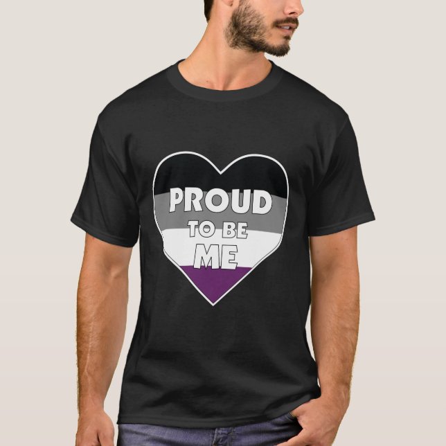 Stolz auf das Herz eines (asexuellen) Stolzes T-Shirt (Vorderseite)