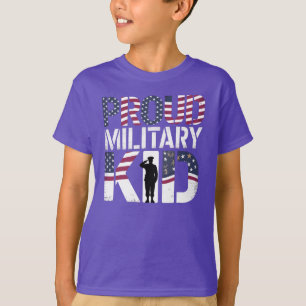 Stolz auf das militärische Kind T-Shirt