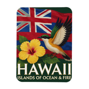 Stolz auf den Bundesstaat Hawaii ✦ Aloha-Erbe Magnet
