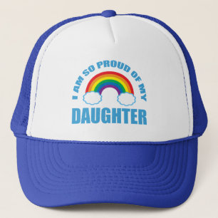 Stolz auf den Gay Pride meines Tochter-Regenbogens Truckerkappe