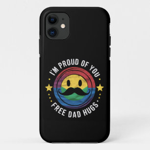 Stolz auf dich, kostenlose Dad-Hugs, Gay-Pride-Ver Case-Mate iPhone Hülle