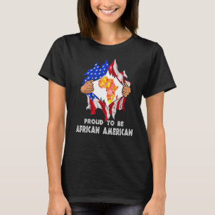 Stolz auf die Afrikanisch-Amerikanische Vintage Af T-Shirt