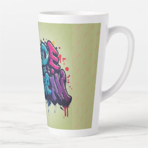 Stolz auf die amerikanische Latte-Tasse Milchtasse